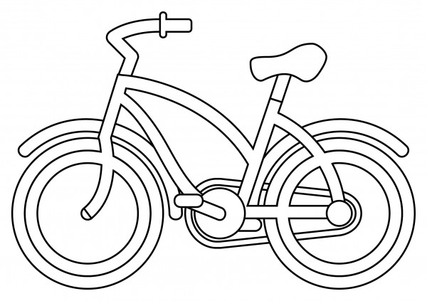 Σκίτσο Ζωγραφικής: Ποδήλατο 9 | e-selides.gr, Εκπαιδευτικό Υλικό