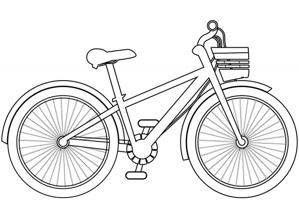 Σκίτσο Ζωγραφικής: Ποδήλατο 14 | e-selides.gr, Εκπαιδευτικό Υλικό