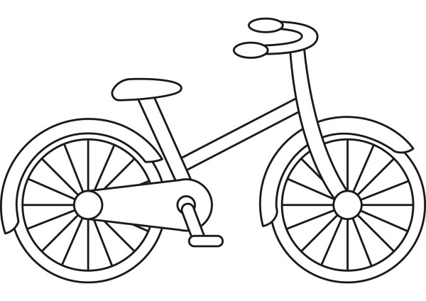 Σκίτσο Ζωγραφικής: Ποδήλατο 17 | e-selides.gr, Εκπαιδευτικό Υλικό